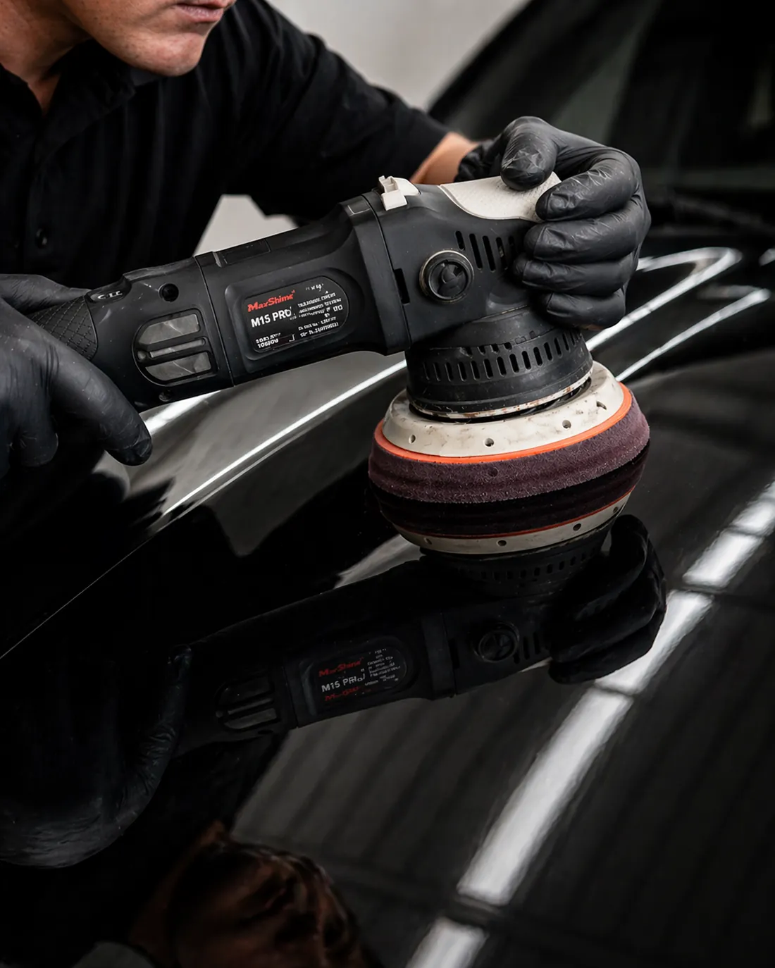 Paint Correction — machine polishing in progress